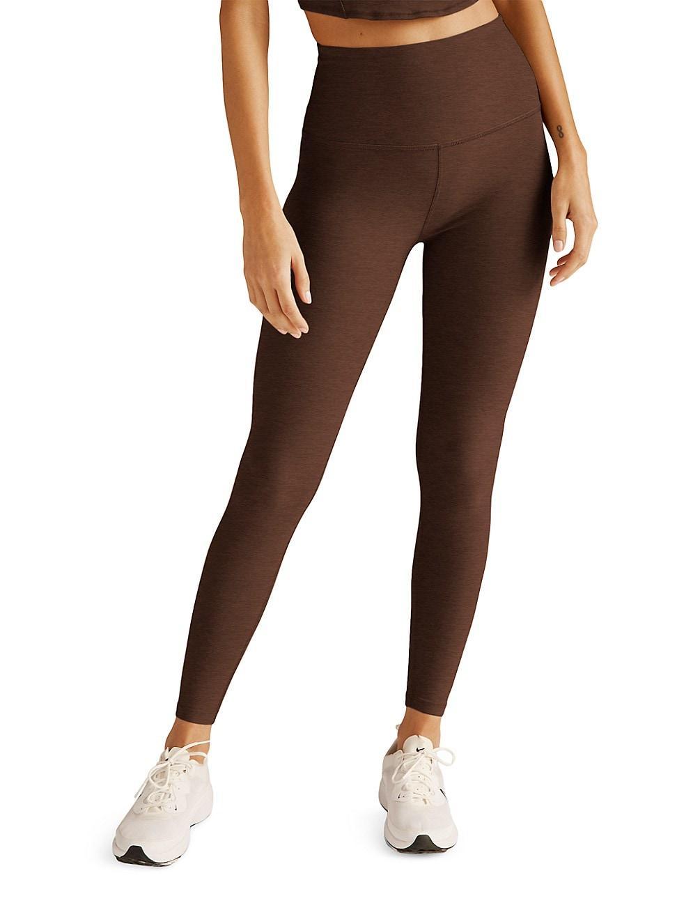 Caught in the Midi High-Waist Space-Dye Leggings Product Image