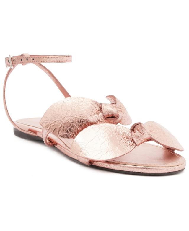 Arezzo Womens Adalyn Bows Flat Sandals Product Image