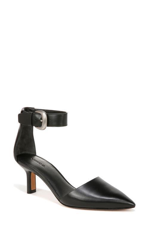 Vince Perri Ankle Strap Pointed Toe Pump Product Image