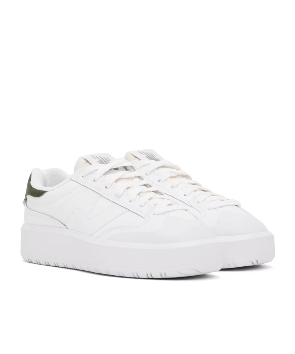 NEW BALANCE Ct302 Panelled Leather Sneakers In White Product Image