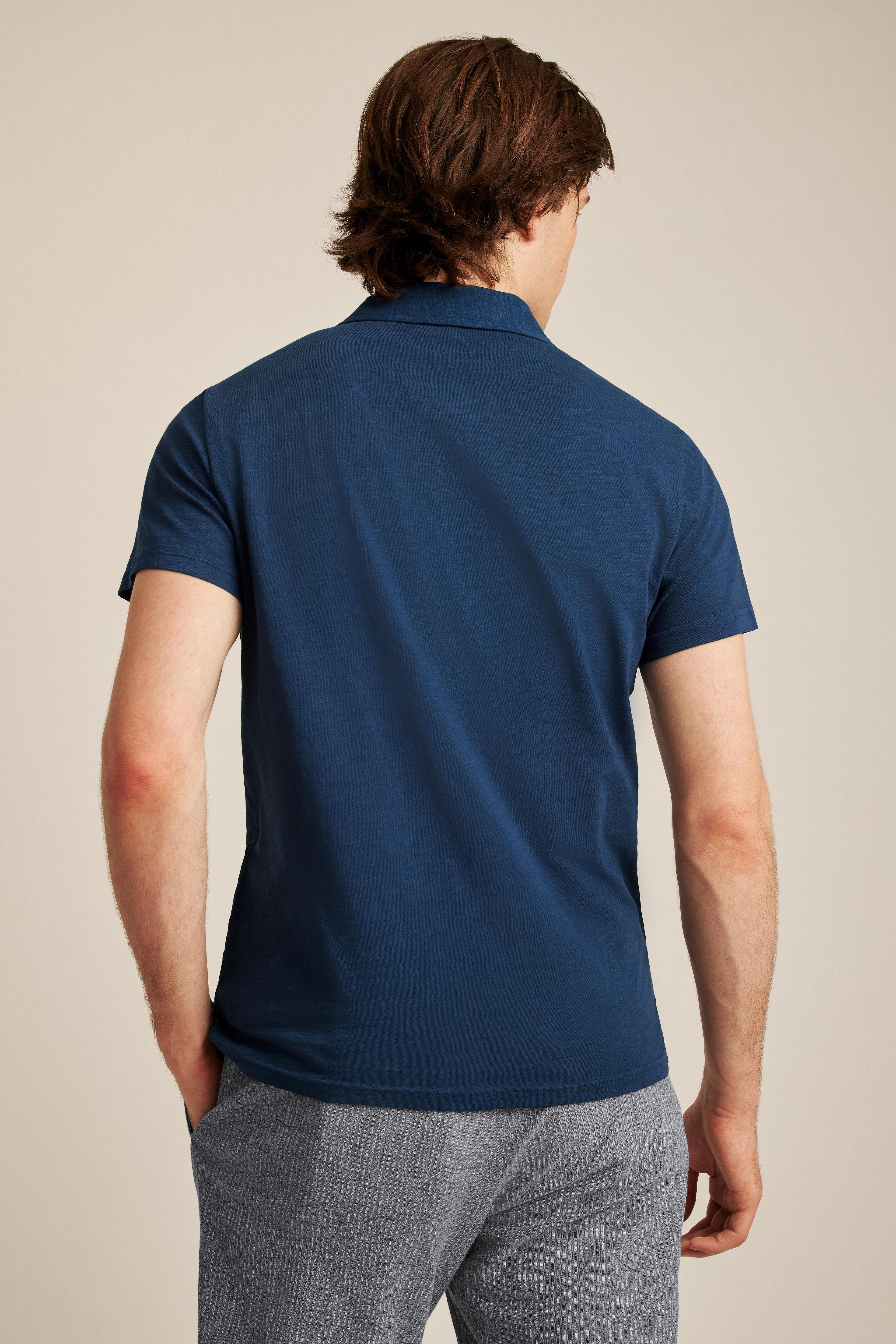 Sun Faded Slub Polo Product Image