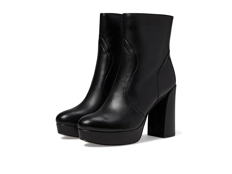 27 EDIT Naturalizer Gates Leather Platform Dress Booties Product Image