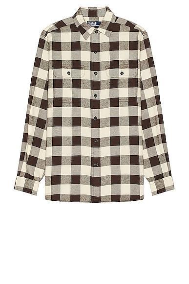 Polo Ralph Lauren Ranch Shirt in Brown Product Image