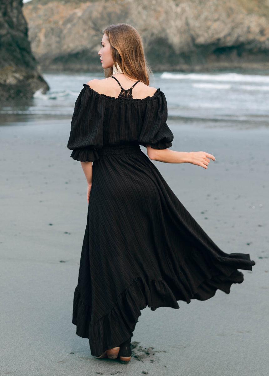 Gwenaelle Dress in Black Product Image