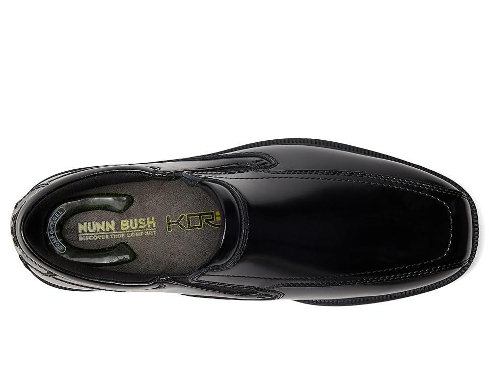 Nunn Bush Bleeker St. KORE Mens Bicycle Toe Dress Slip-On Shoes Red Product Image