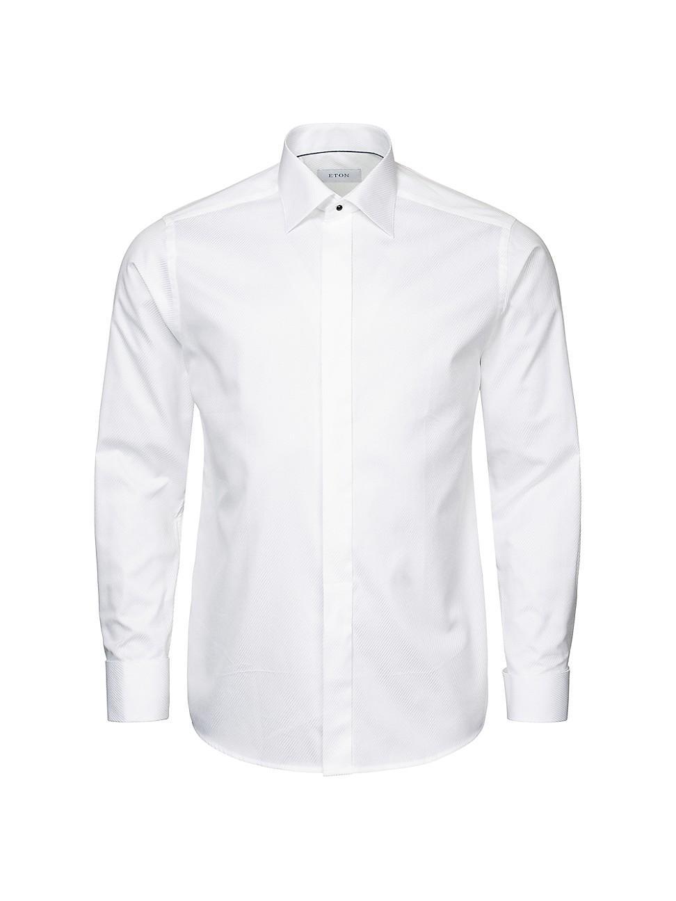 Mens Slim Fit Twill Dobby Evening Shirt Product Image