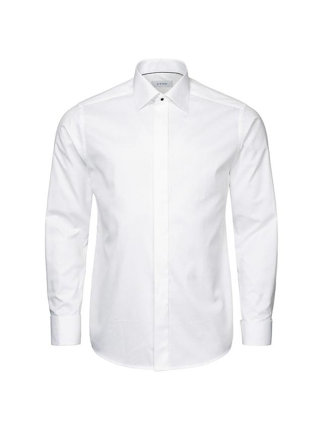 Mens Slim Fit Twill Dobby Evening Shirt Product Image