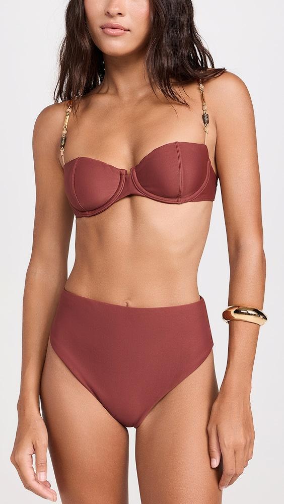 ViX Paula Hermanny Solid Basic Bra Top | Shopbop Product Image