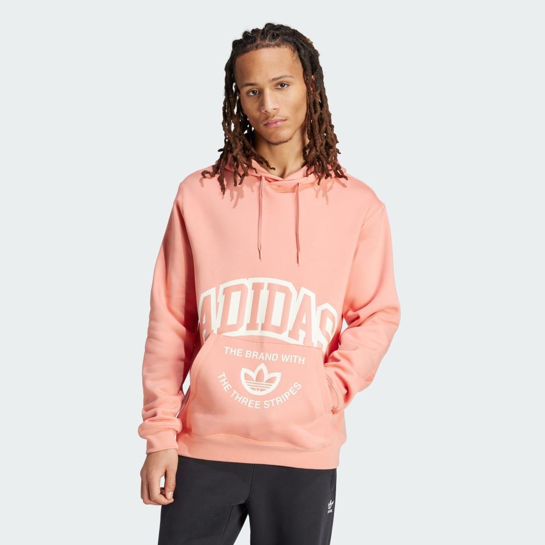 adidas VRCT Hoodie Night Indigo XS Mens Product Image