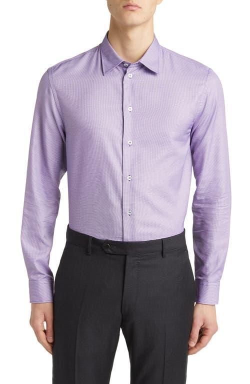 Mens Dot Cotton-Blend Sport Shirt Product Image