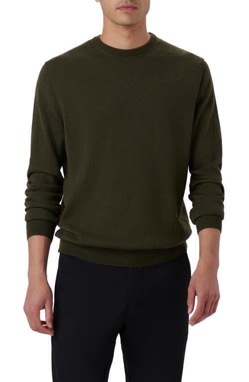 Bugatchi Merino Wool Crewneck Sweater Product Image