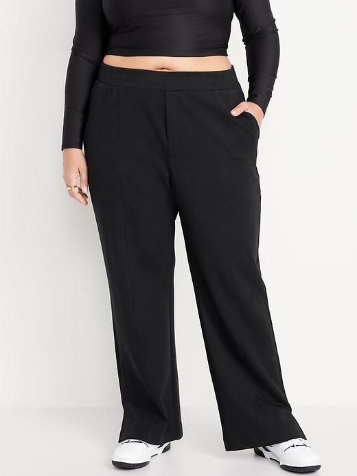 High-Waisted Dynamic Fleece Trouser Pants Product Image