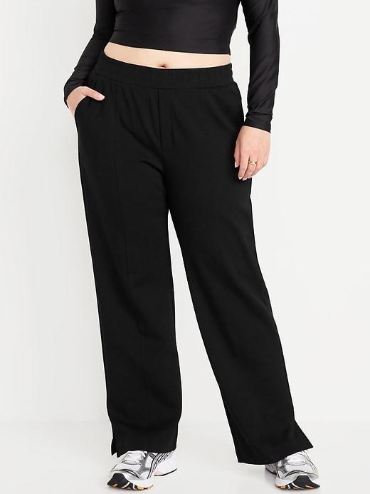 High-Waisted Dynamic Fleece Trouser Pants Product Image