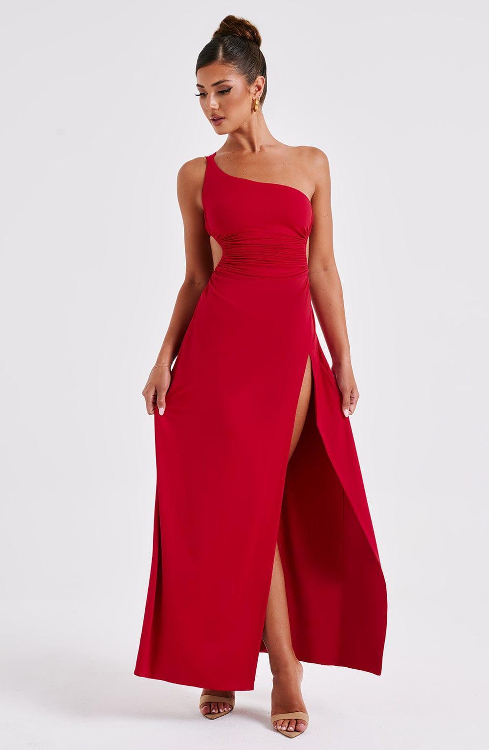 Alecia Maxi Dress - Red Product Image