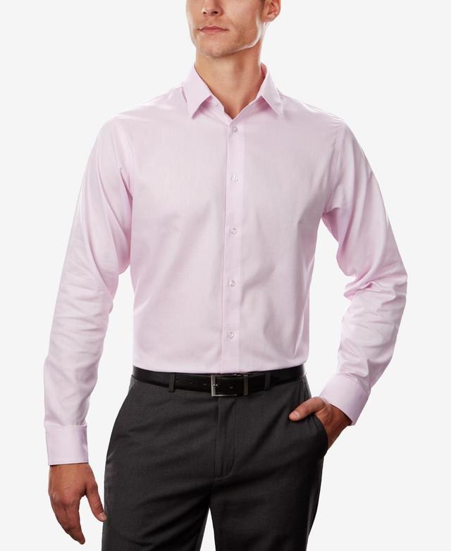 Calvin Klein Mens Steel+ Regular Non-Iron Stretch Performance Dress Shirt Product Image