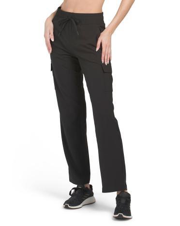 Woven Pants With Drawstring Waist for Women | Polyester/Spandex Product Image