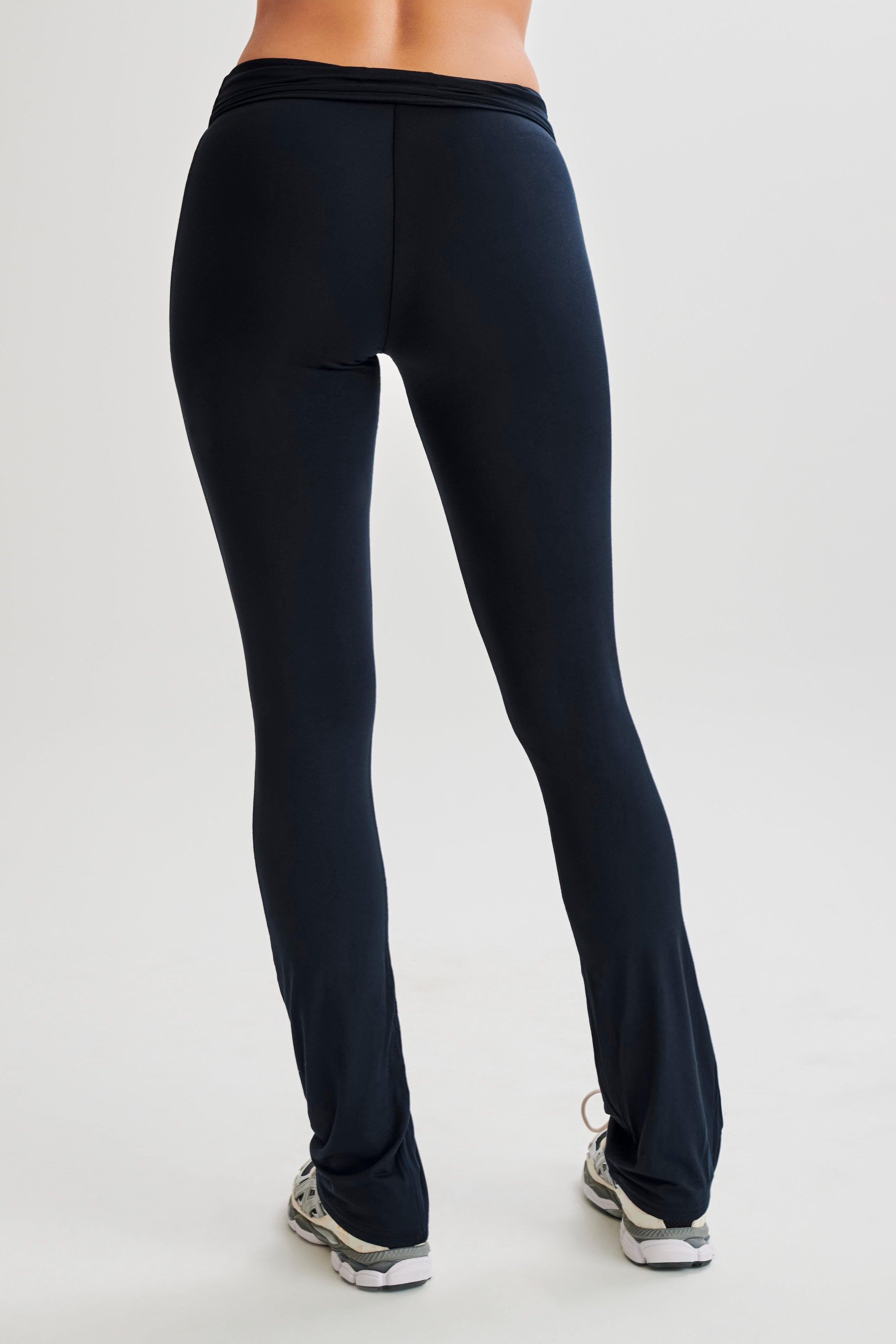 Sabrina Modal Straight Leg Pant - Black Product Image