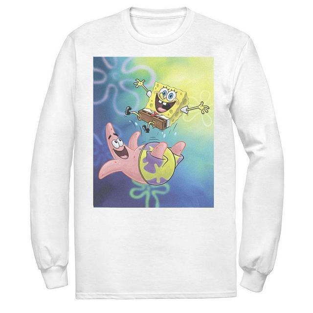 Mens Nickelodeon Spongebob Squarepants Patricks Star Best Buddies Long Sleeve Graphic Tee Product Image