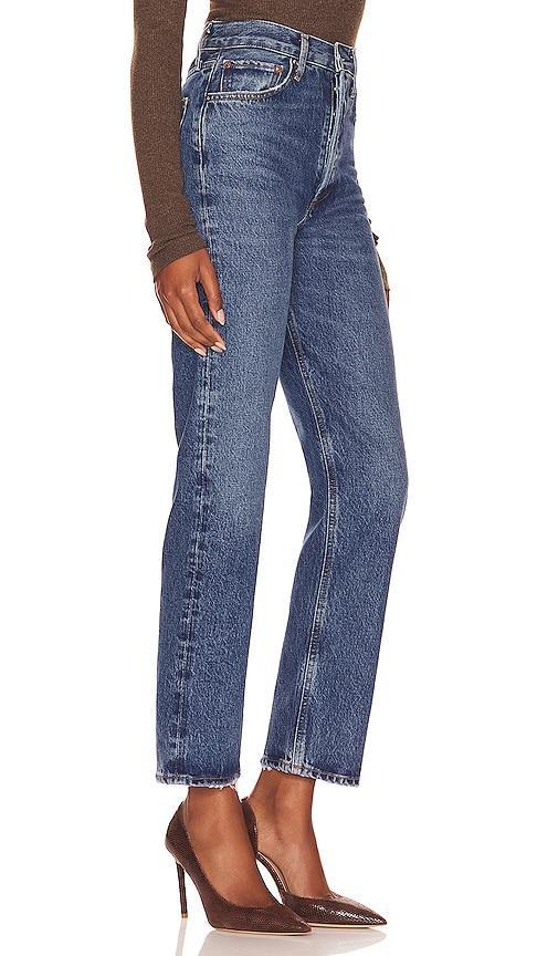 AGOLDE 90's Pinch Waist in Denim-Dark. Size 23, 24, 25, 26, 27, 28, 29, 31, 32, 33, 34. Product Image