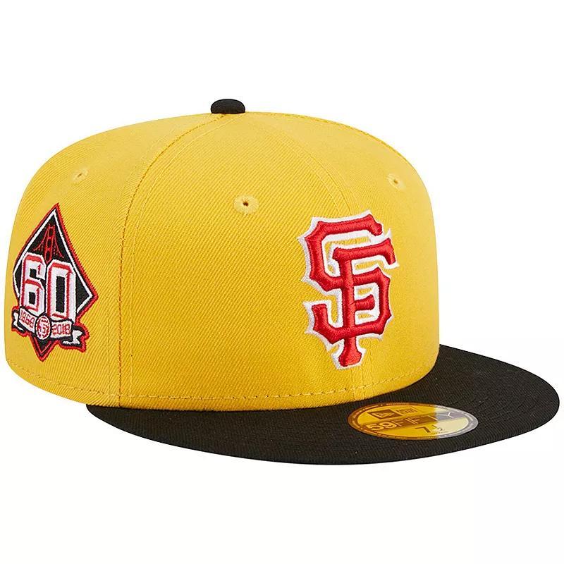 Mens New Era /Black San Francisco Giants Grilled 59FIFTY Fitted Hat Product Image