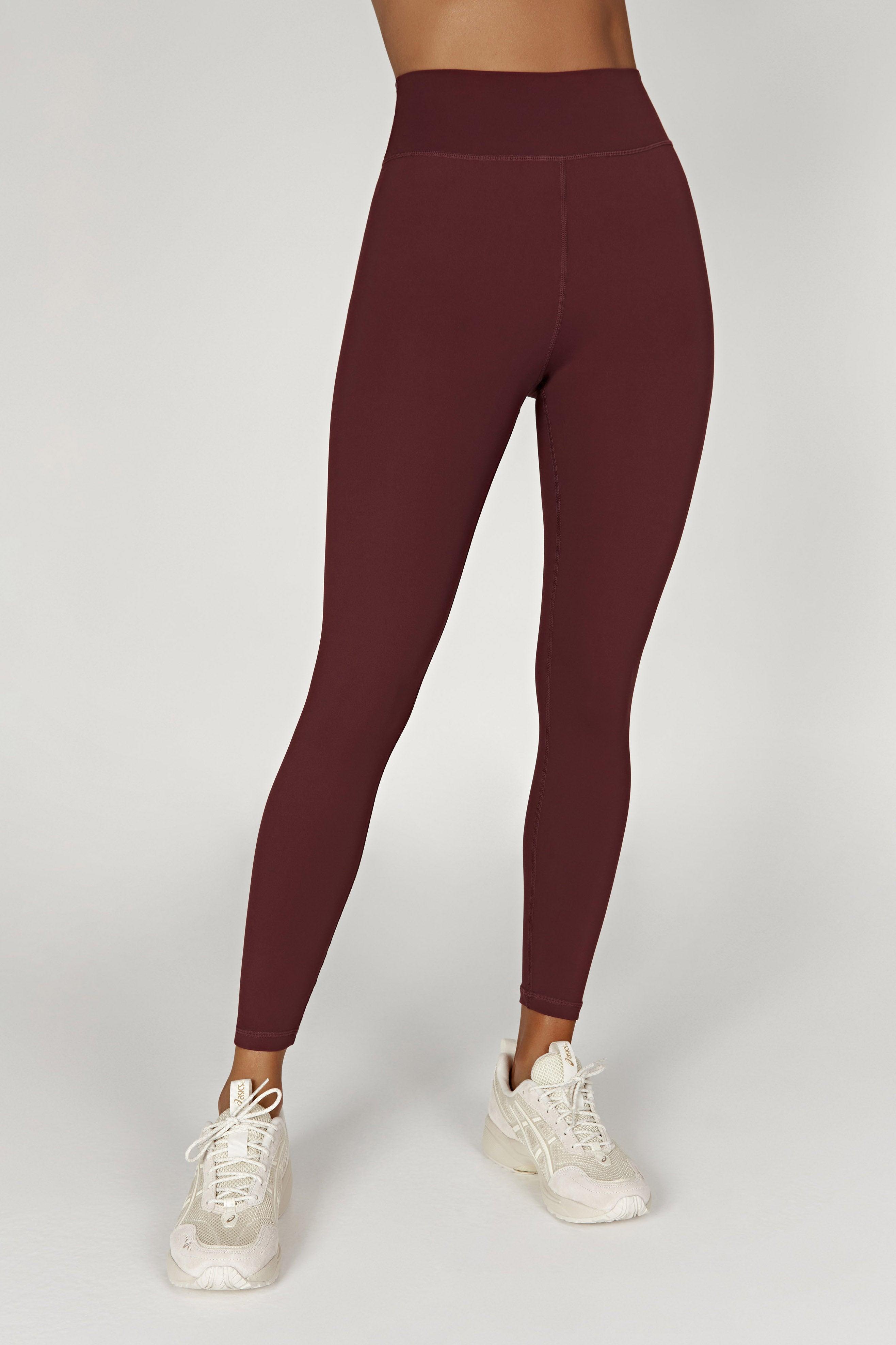 Venus V Back Leggings - Mahogany Product Image