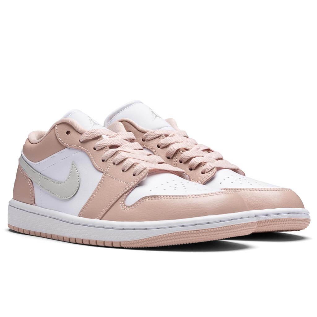 Air Jordan 1 Low Women's - White/Light Bone/Particle Beige Female Product Image