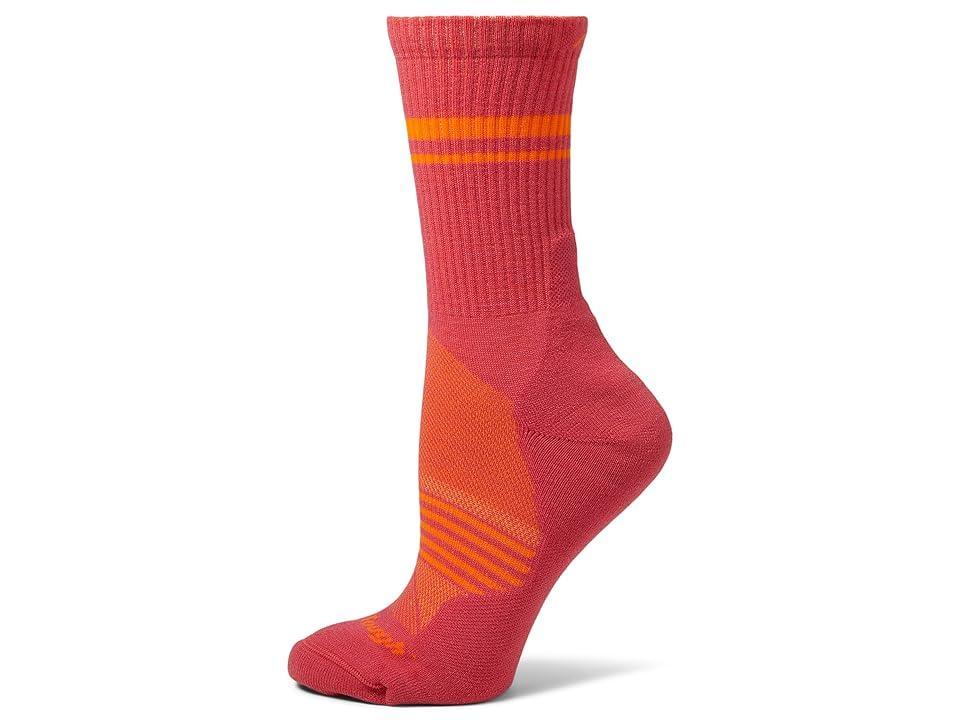 Darn Tough Vermont Element Micro Crew Lightweight with Cushion (Raspberry) Women's Crew Cut Socks Shoes Product Image