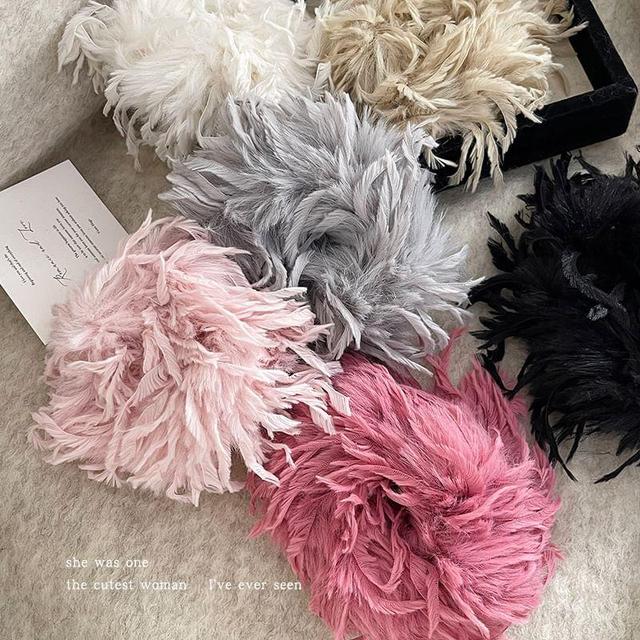 Plain Fluffy Hair Tie Product Image