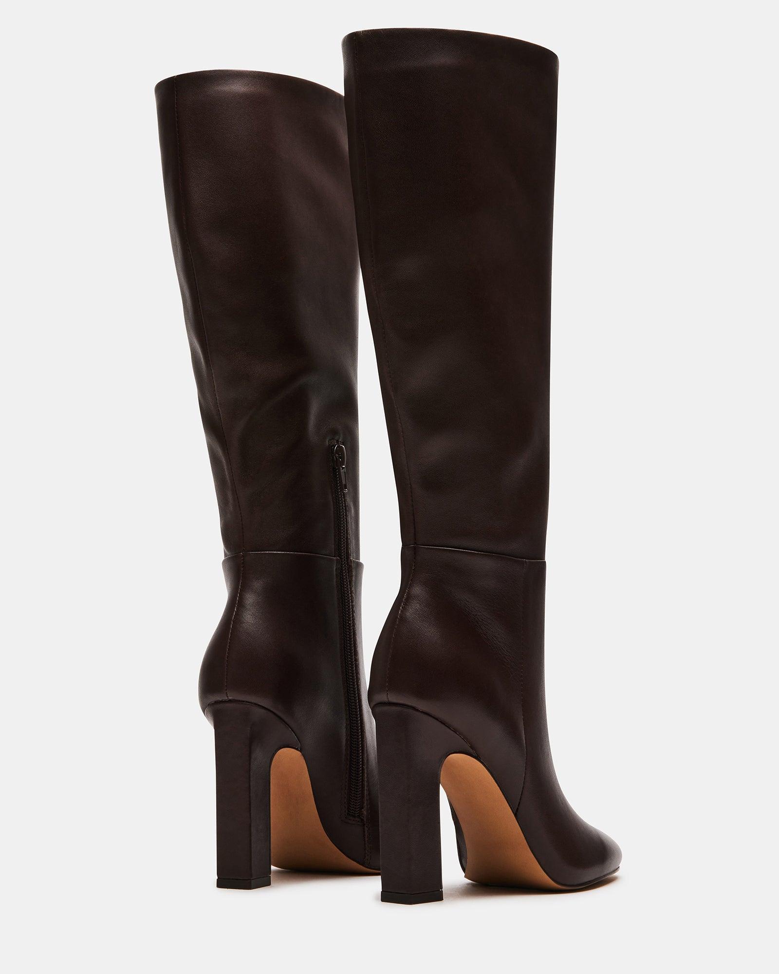 ARCHERS BROWN LEATHER WIDE CALF Product Image