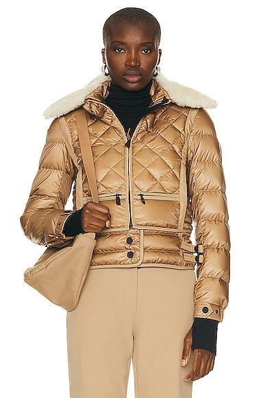 Moncler Grenoble Chaviere Jacket in Metallic Gold Product Image