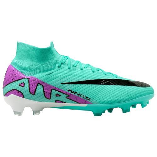 Nike Mens Nike Zoom Superfly 9 Elite FG - Mens Soccer Shoes Teal/Pink Product Image