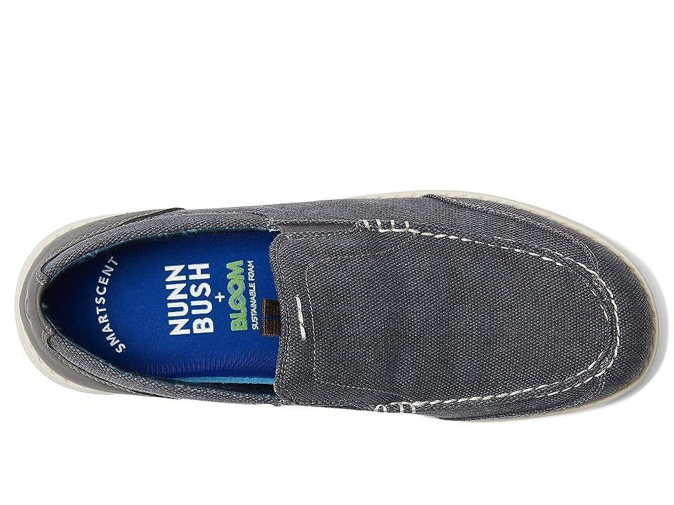 Nunn Bush Brewski Canvas Moccasin Toe Venetian Slip-On (Gunmetal) Men's Shoes Product Image