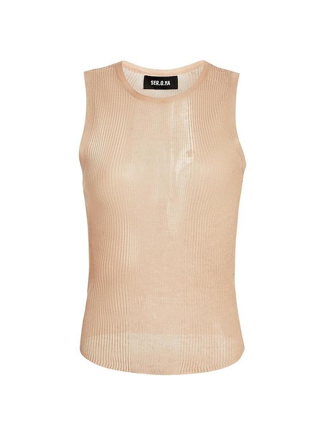 Womens Jori Rib Knit Tank Product Image