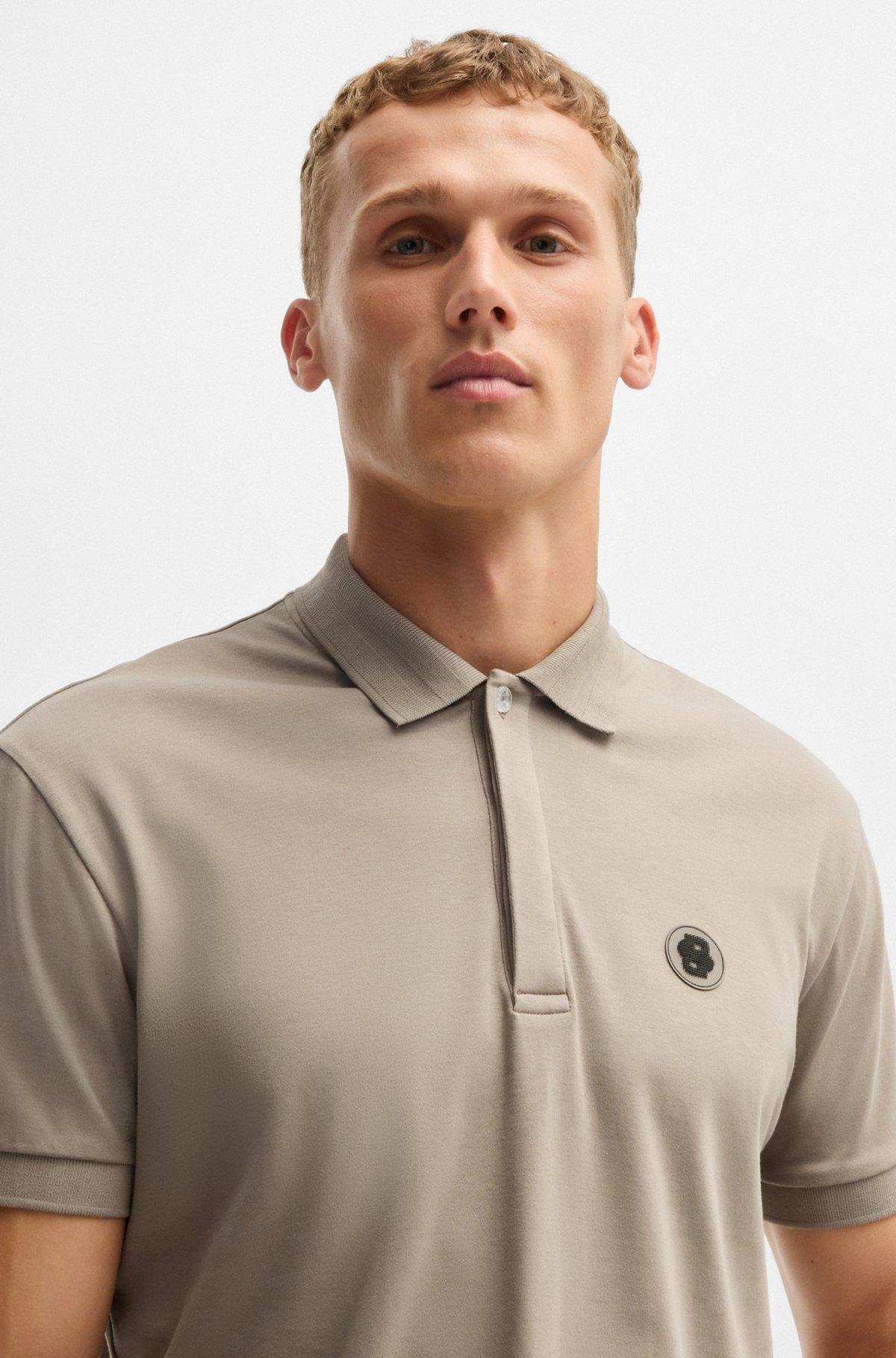 Paddy polo shirt in cooling cotton Product Image