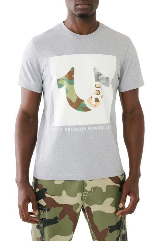 True Religion Brand Jeans Multicolor Camo Cotton Graphic T-Shirt Product Image