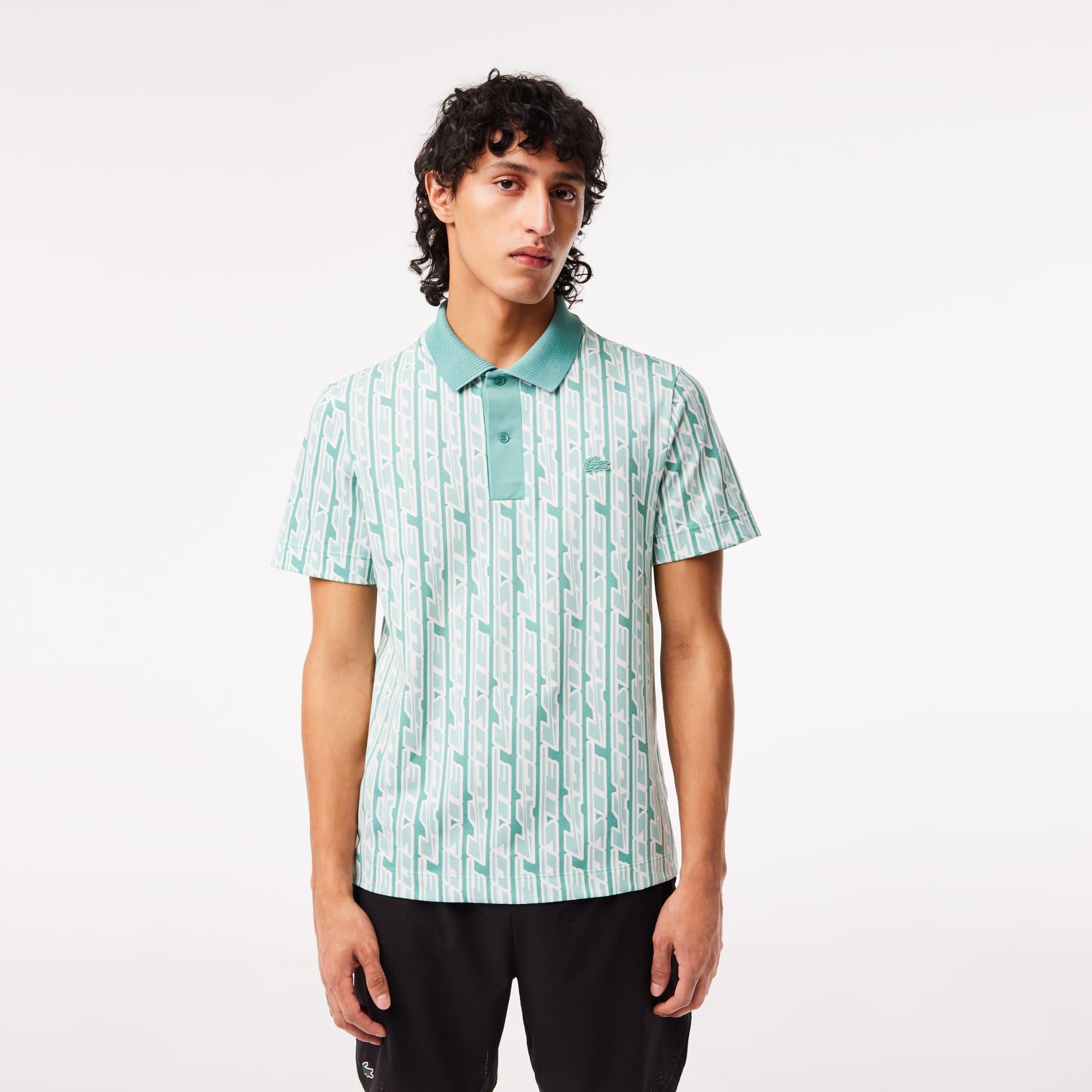 Men's Two-Tone Printed Lacoste Movement Polo Product Image