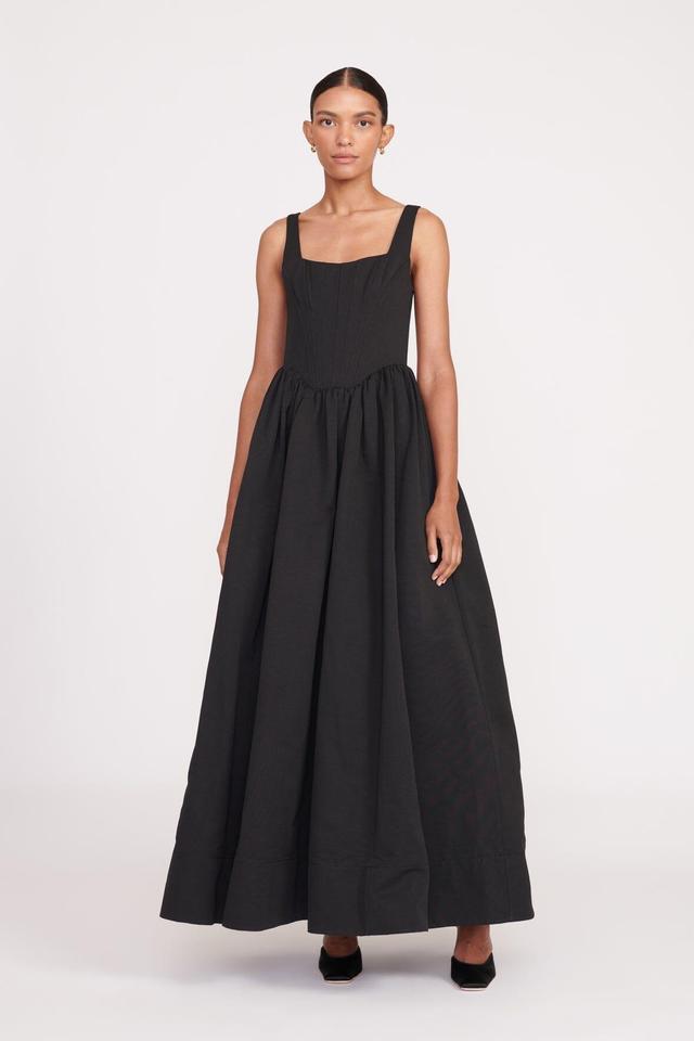 MAXI LANDSCAPE DRESS | BLACK Product Image