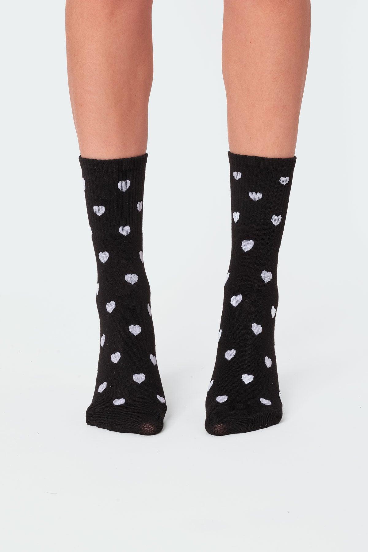 Heart Printed Socks Product Image