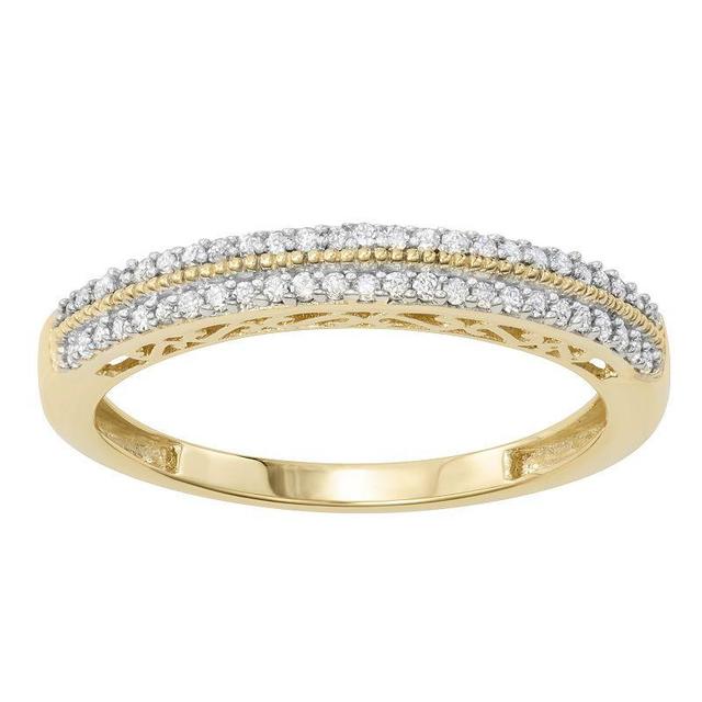 10k Gold 1/5 Carat T.W. Diamond Ring, Womens Product Image