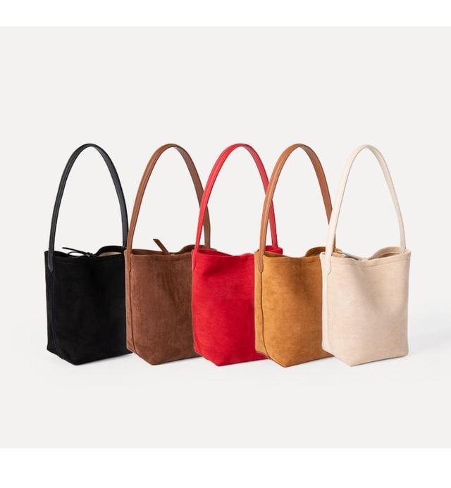 Faux Suede Bucket Bag Product Image