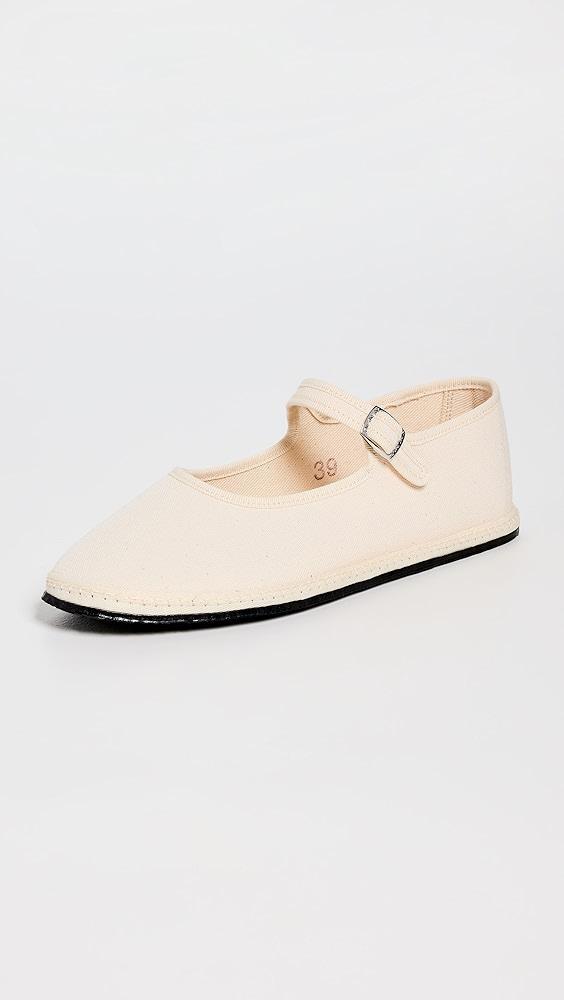 ViBi VENEZiA Mary Janes Ecru Flats | Shopbop Product Image