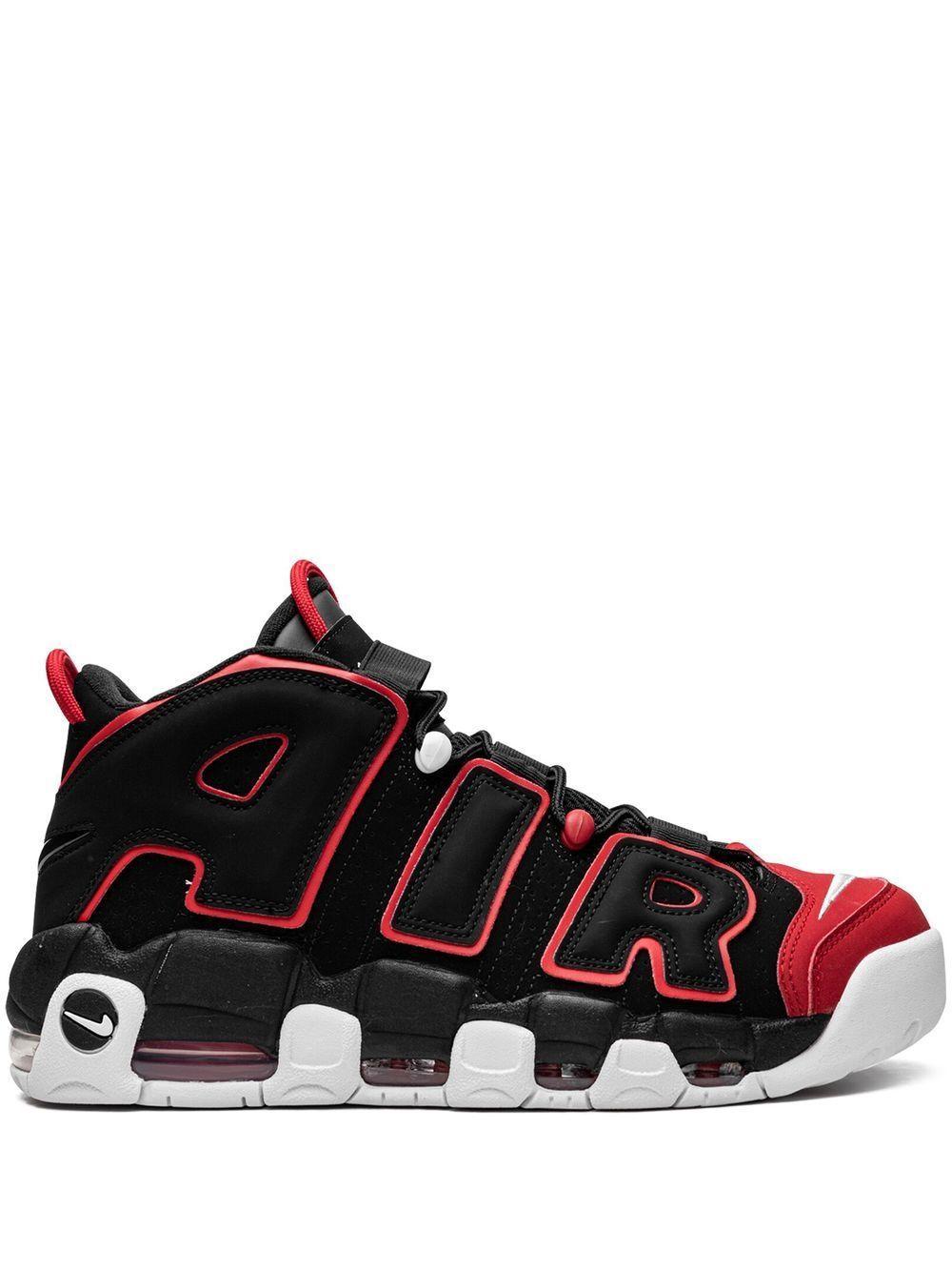 Air More Uptempo '96 Black/black-university Red Fd0274-001 Men's In Multicolor Product Image