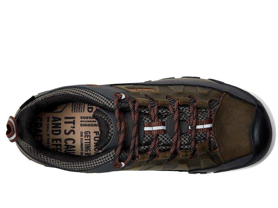 KEEN Targhee III Waterproof Olive/Golden Brown) Men's Shoes Product Image