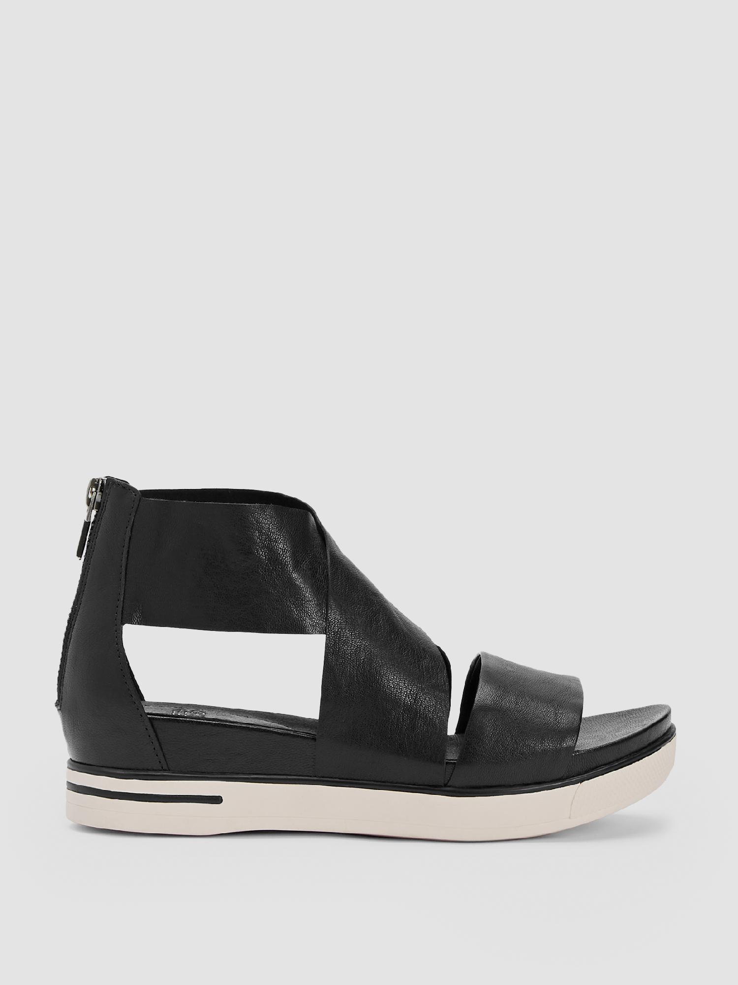 EILEEN FISHER Sport Tumbled Leather Sneaker Sandalfemale Product Image