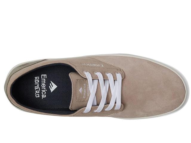 Emerica The Romero Laced (Beige/Grey/White) Men's Skate Shoes Product Image