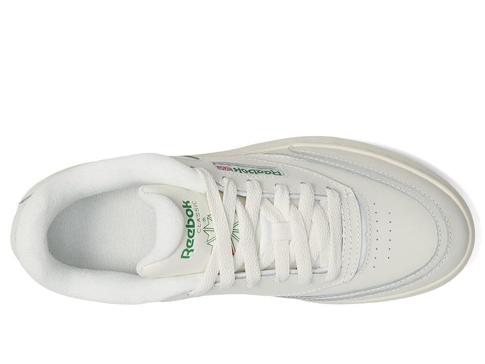 Womens Reebok Club C Extra Athletic Shoe - Chalk / Green Product Image