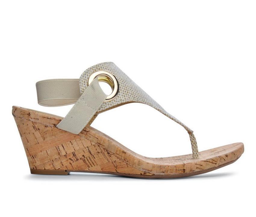 Women's White Mountain Aida Wedge Sandals Product Image