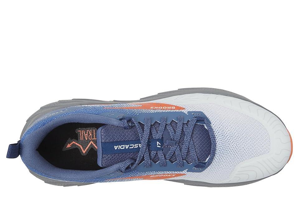 Brooks Cascadia 17 Navy/Firecracker) Men's Shoes Product Image