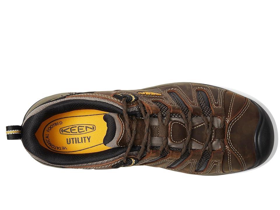 KEEN Utility Flint II (Soft Toe) (Cascade /Golden Rod) Men's Work Boots Product Image