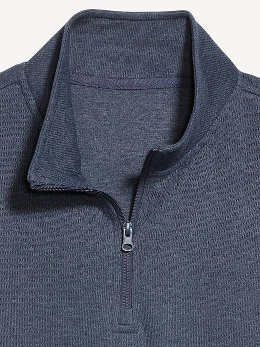 French Rib Quarter-Zip Sweater Product Image